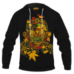 420 Art Mahatma Ganja Gandhi Dope Marijuana Adult Hoodie