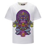 420 Aztec Stoner Bong Marijuana Weed Trippy White T-shirt