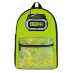 420 Clock with Spliff Trippy Colorful Patterns Cool Backpack
