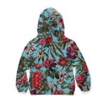 420 Floral Marijuana Bud Painting Design Children Hoodie