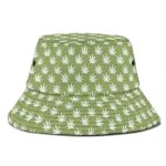 420 Marijuana Leaf All Over Print Design Cool Bucket Hat