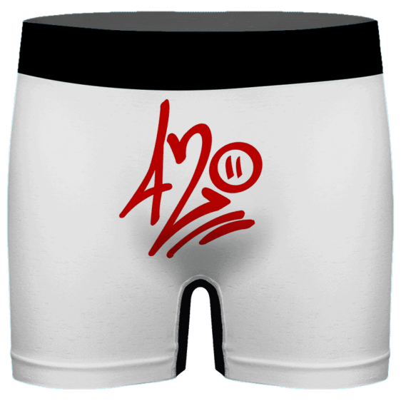 420 Percent Graffiti Minimalist Cannabis Men's Boxer Brief