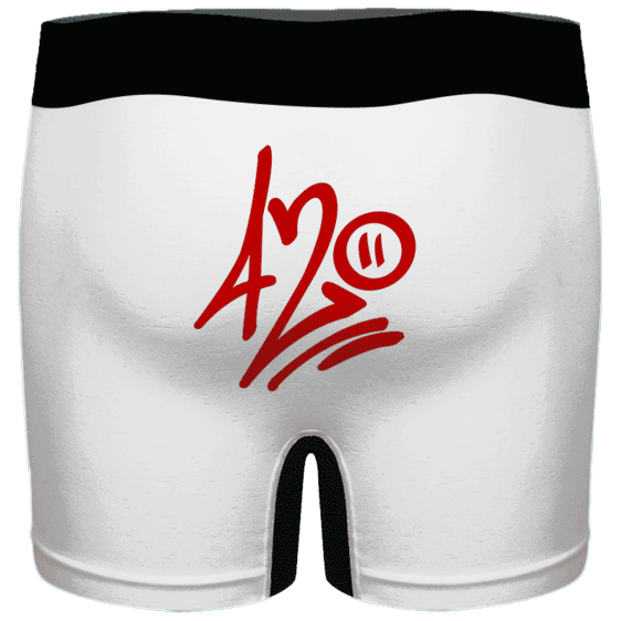 420 Percent Graffiti Minimalist Cannabis Men's Boxer Brief