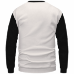 420 Wake And Bake Cannabis Kush Dope Cool White Crewneck Sweater - Back Mockup