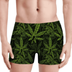 420 Weed Hemp Marijuana Pattern Awesome Men's Underwear