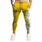 420 Weed Kush Smoke Everyday Dope Yellow Tracksuit Bottoms
