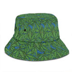 420 Weed Leaf Cartoon Art All Over Print Cool Bucket Hat