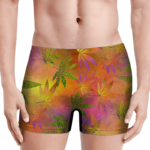 420 Weed Marijuana Colorful Artwork Dope Men's Boxer