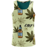 420 Weed Marijuana Dope CBD Minimalist Art Wonderful Tank Top