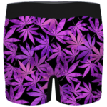420 Weed Marijuana Purple Pattern Dope Men's Boxer Brief