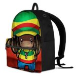 Adorable Jamaican Chibi Rasta Man 420 Cannabis Knapsack