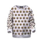 Adorable Rasta Man Chibi Cartoon Pattern Kids Sweatshirt