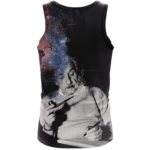 Albert Einstein Smoking Dope Galaxy 420 Marijuana Tank Top Back
