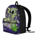 Alien Chillin with Cannabis Oil Cool and Awesome Backpack
