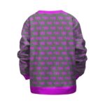 Amazing 420 Drip Art Neon Pattern Purple Kids Sweatshirt