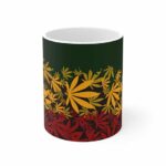 Amazing Marijuana 420 Weed Rastafarian Colors Coffee Mug