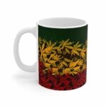 Amazing Marijuana 420 Weed Rastafarian Colors Coffee Mug