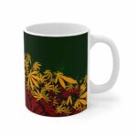 Amazing Marijuana 420 Weed Rastafarian Colors Coffee Mug