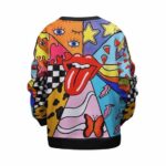Amazing Rolling Stones Trippy Lick Design Kids Sweatshirt