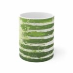 American Flag Weed Inspired Art Cool 420 Coffee Mug