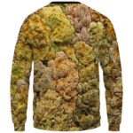 Assorted Collection Of Wonderful Weed Dope Sweatshirt - Back Mockup