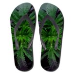 Awesome Marijuana Grass Art 420 Flip Flops Sandals