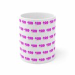 Awesome Trippy 420 Pattern Artwork Ceramic Coffee Mug