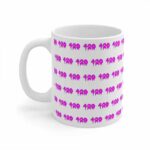 Awesome Trippy 420 Pattern Artwork Ceramic Coffee Mug