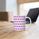 Awesome Trippy 420 Pattern Artwork Ceramic Coffee Mug