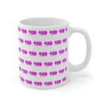 Awesome Trippy 420 Pattern Artwork Ceramic Coffee Mug
