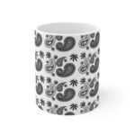 Badass Gangster Bandana Paisley & Weed Pattern Coffee Mug