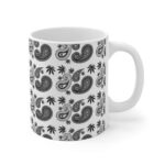 Badass Gangster Bandana Paisley & Weed Pattern Coffee Mug