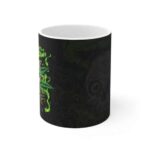 Badass Smoking Skull 420 Marijuana Design Ceramic Mug