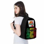 Black Four Twenty 7-Eleven Rastafarian Weed Pattern Backpack