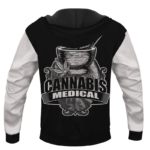 Black Medical Cannabis Apothecary Design Marijuana Hoodie