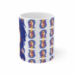 Bob Marley Head Pattern Design Cool 420 Weed Coffee Mug