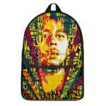 Bob Marley Pop Art Song Lyric Rasta Background Cool Backpack