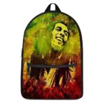 Bob Marley Rastafarian 420 Colorful Coolest Dopest Backpack