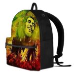 Bob Marley Rastafarian 420 Colorful Coolest Dopest Backpack