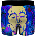 Bob Marley Trippy Nature 420 Marijuana Weed Men's Boxer Brief