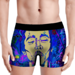 Bob Marley Trippy Nature 420 Marijuana Weed Men's Boxer Brief
