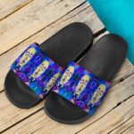 Bob Marley Trippy Nature 420 Marijuana Weed Slide Slippers