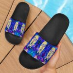 Bob Marley Trippy Nature 420 Marijuana Weed Slide Slippers
