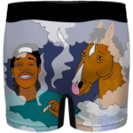 Bojack Horseman & Wiz Khalifa Sharing Marijuana Men's Brief