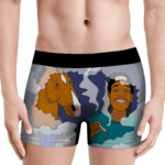 Bojack Horseman & Wiz Khalifa Sharing Marijuana Men's Brief