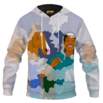 Bojack Horseman & Wiz Khalifa Sharing a Blunt 420 Marijuana Hoodie