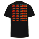 Bong Space Ship Stoner Alien Marijuana Too High To Say Hi Black T-shirt