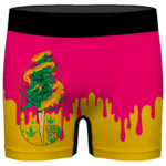 Budding Kush Joint Drip Pink Dope 420 Marijuana Men's Underwear