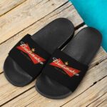 Budweiser Budsmoker Logo King Of Tokes Marijuana Slide Slippers