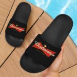Budweiser Budsmoker Logo King Of Tokes Marijuana Slide Slippers